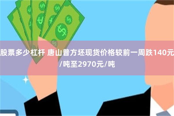 股票多少杠杆 唐山普方坯现货价格较前一周跌140元/吨至2970元/吨