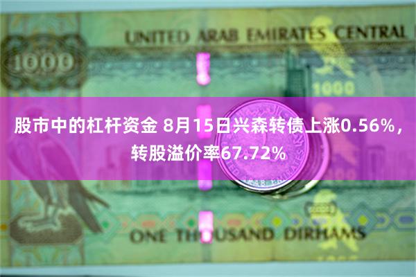 股市中的杠杆资金 8月15日兴森转债上涨0.56%，转股溢价率67.72%